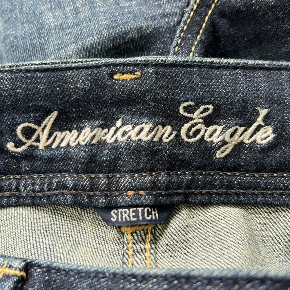 American Eagle Outfitters Dark Wash Original Boot Cut Jeans size 10 Long